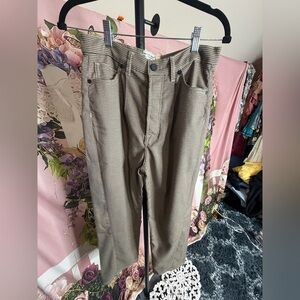 Sandrine Rose Academia Gun Check Houndstooth Trousers. NWT Size 27